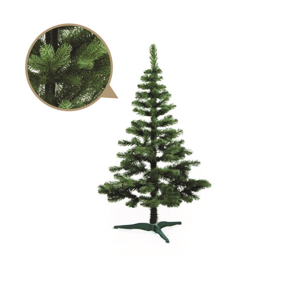 Изображение товара Искусственная ель 60 см B&H ПВХ зеленая с 45 ветками для праздника