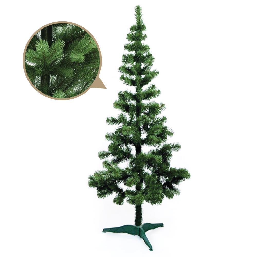 Изображение товара Искусственная новогодняя ель height 120 см с 100 ветками и пластиковой подставкой