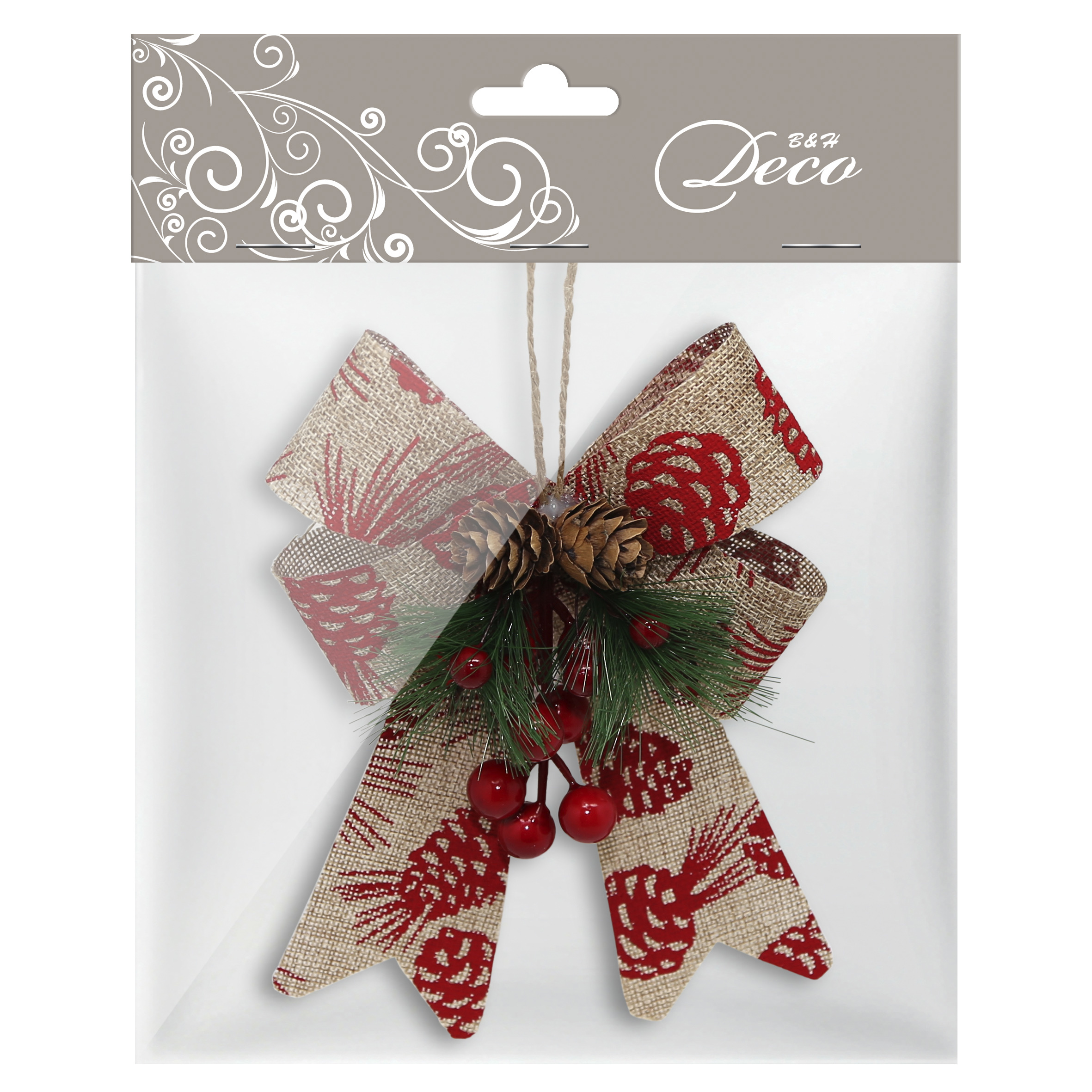 Изображение товара Подвеска декоративная Бантик B&H BH1674-SB