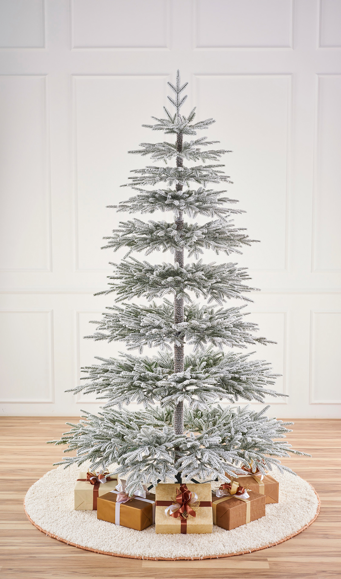 Изображение товара Ель новогодняя искусственная Max Christmas ЕЛСДЗ 21 Семирамида заснеженная 210 см