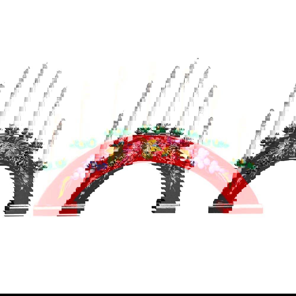 Изображение товара Светильник рождественский горка Морозная ягода с 7 свечами