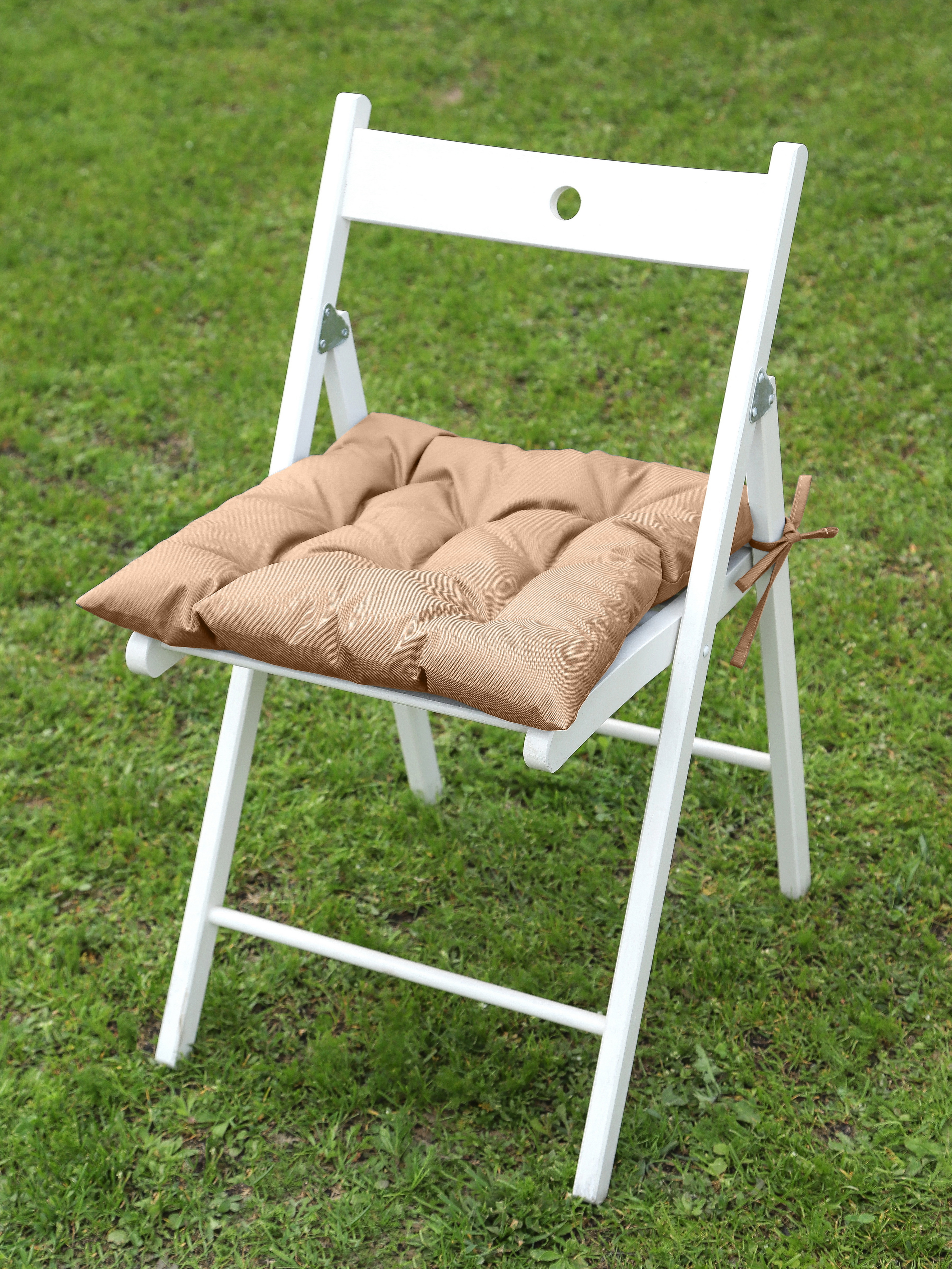 Изображение товара Подушка для садовых качель Bio-Line 44x44 см бежевый цвет