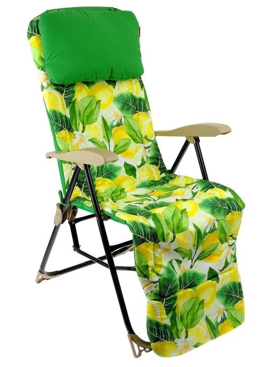 Изображение товара Кресло садовое Nika HHK5-L 82 см х 59 см х 116 см металл/поликоттон зеленый