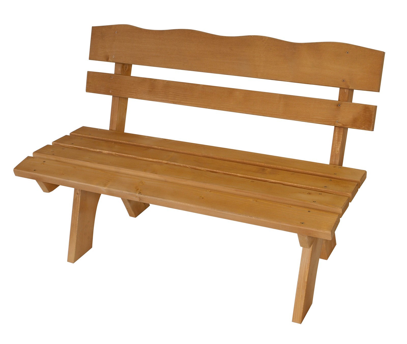 Изображение товара Скамья садовая Фотон 118 см x 42 см x 86 см дерево коричневый