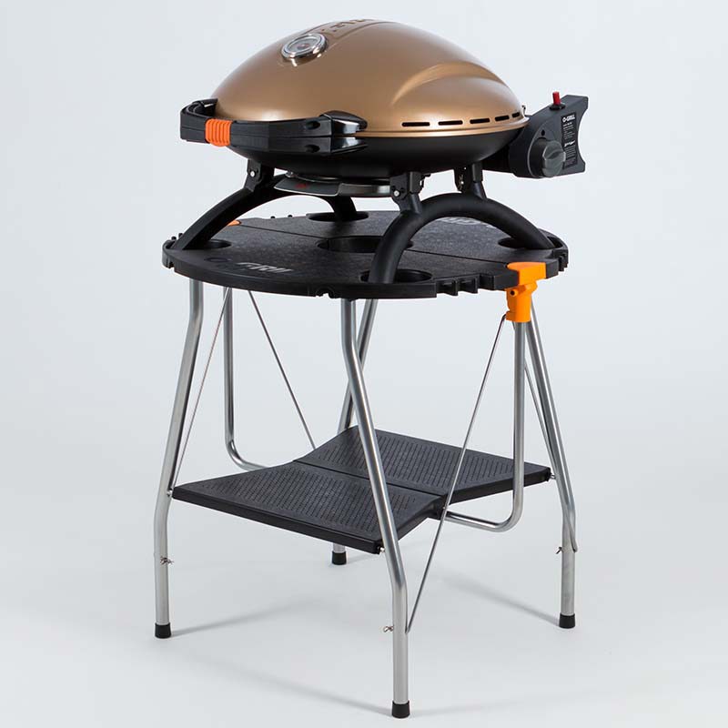 Изображение товара Газовый гриль O-Grill 900MT bicolor black-gold и адаптер А