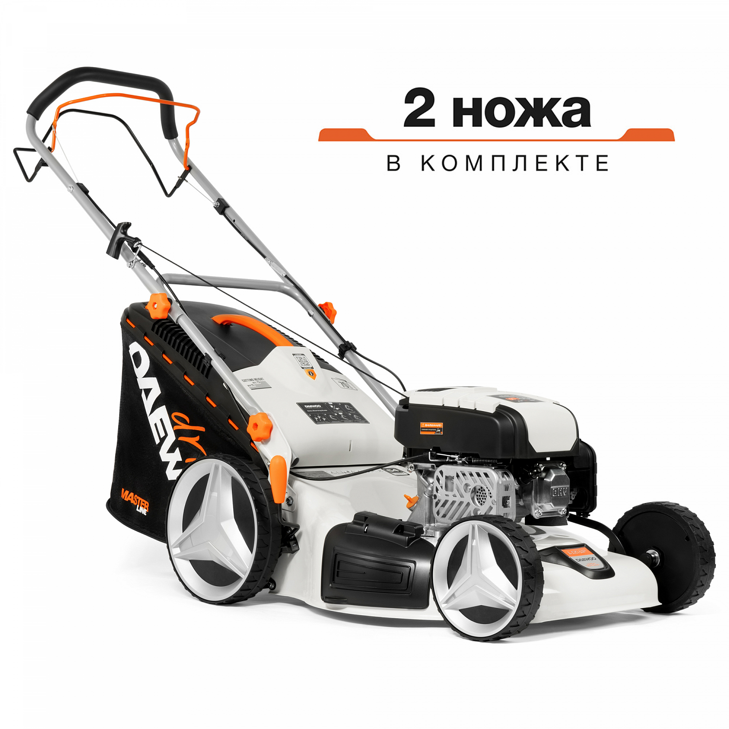 Изображение товара Газонокосилка бензиновая самоходная Daewoo L 55sp 6 л.с. 54 см