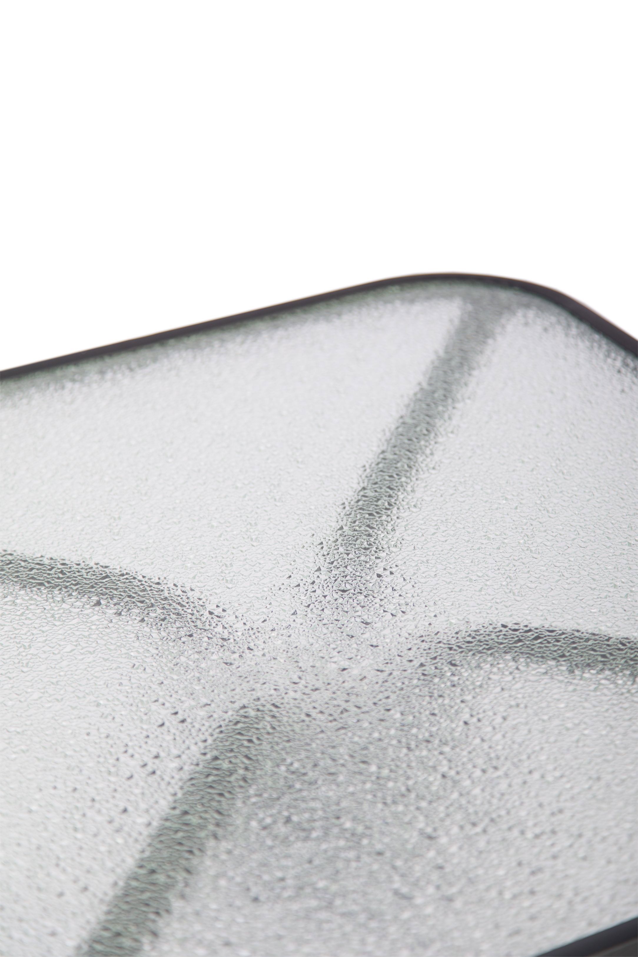 Изображение товара Квадратный садовый стол Bistro 60x60 см из стали с закаленным стеклом черный