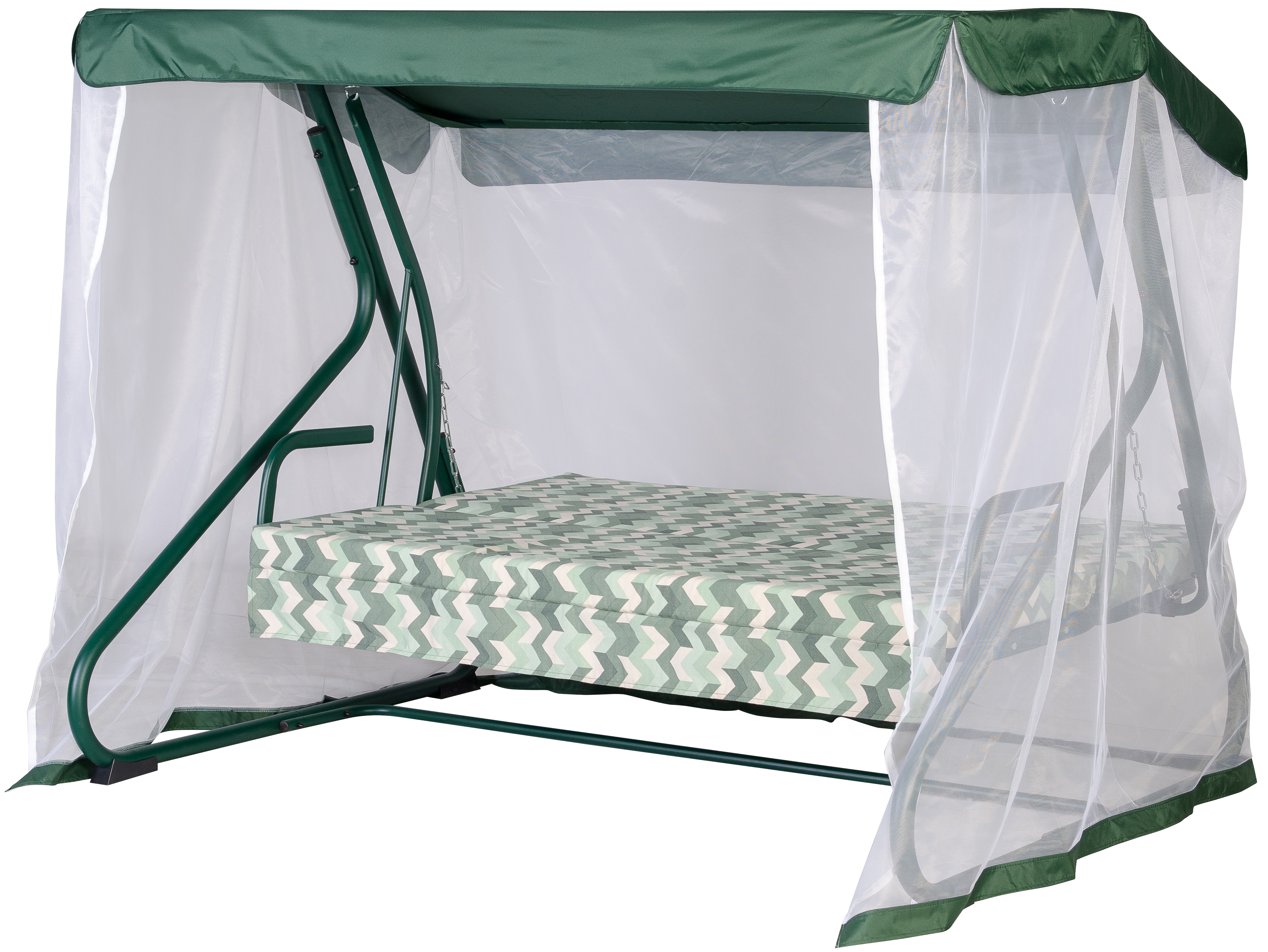 Изображение товара Качели садовые Рио 511 с трансформацией и москитной сеткой от Удачной мебели