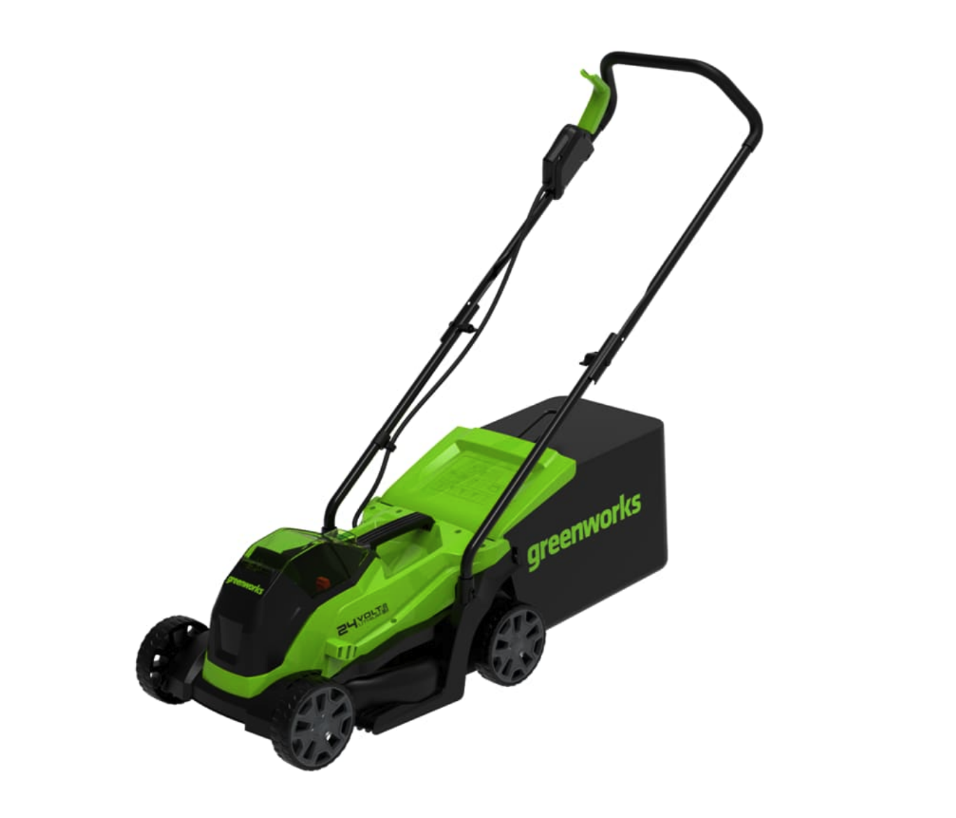 Изображение товара Газонокосилка аккумуляторная Greenworks 2516107 24 В 33 см без АКБ и ЗУ