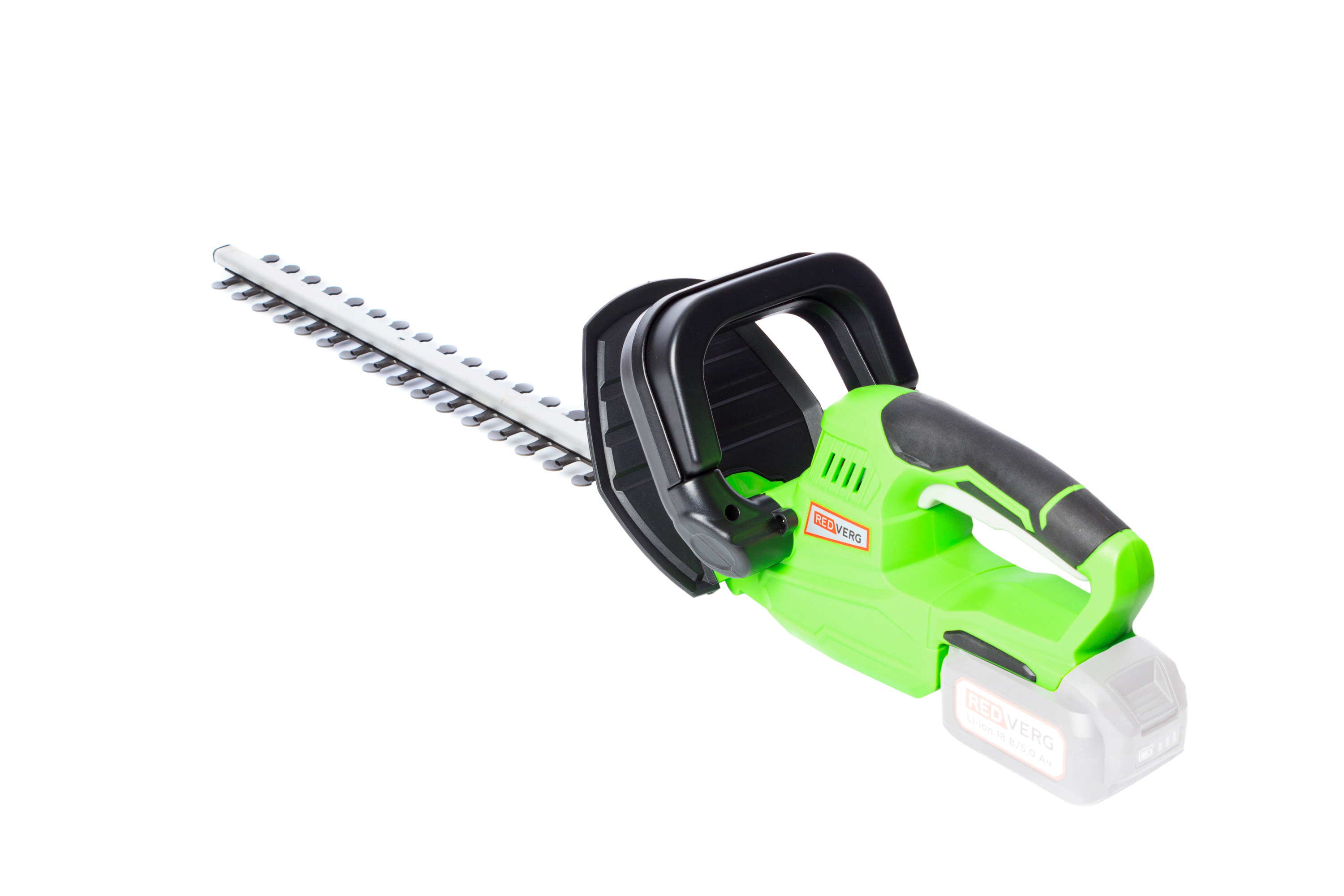 Изображение товара Аккумуляторный кусторез REDVERG RD-HT18/U с лезвием 51 см
