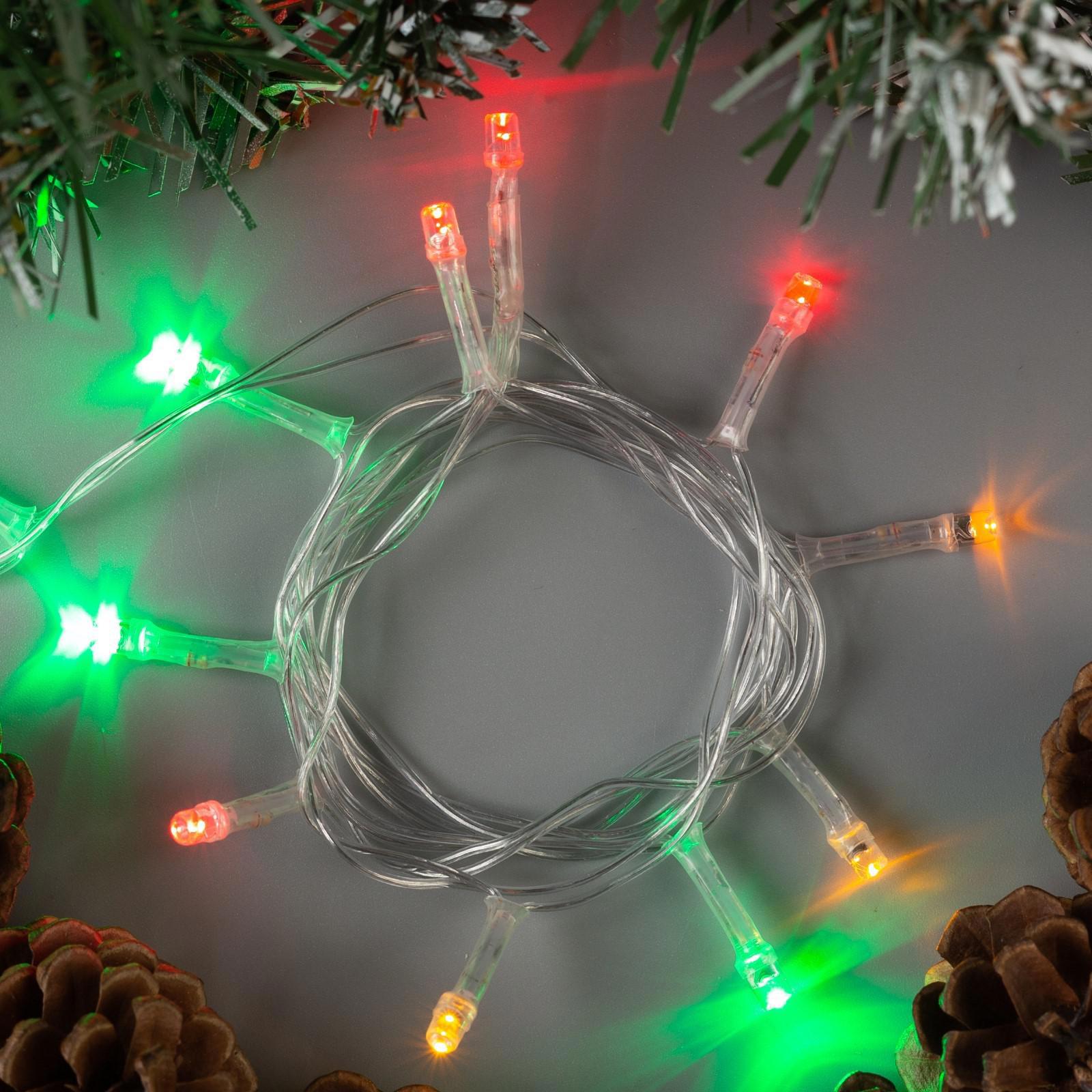 Изображение товара Электрогирлянда комнатная Luazon lighting нить 1.2 м 12 LED IP20