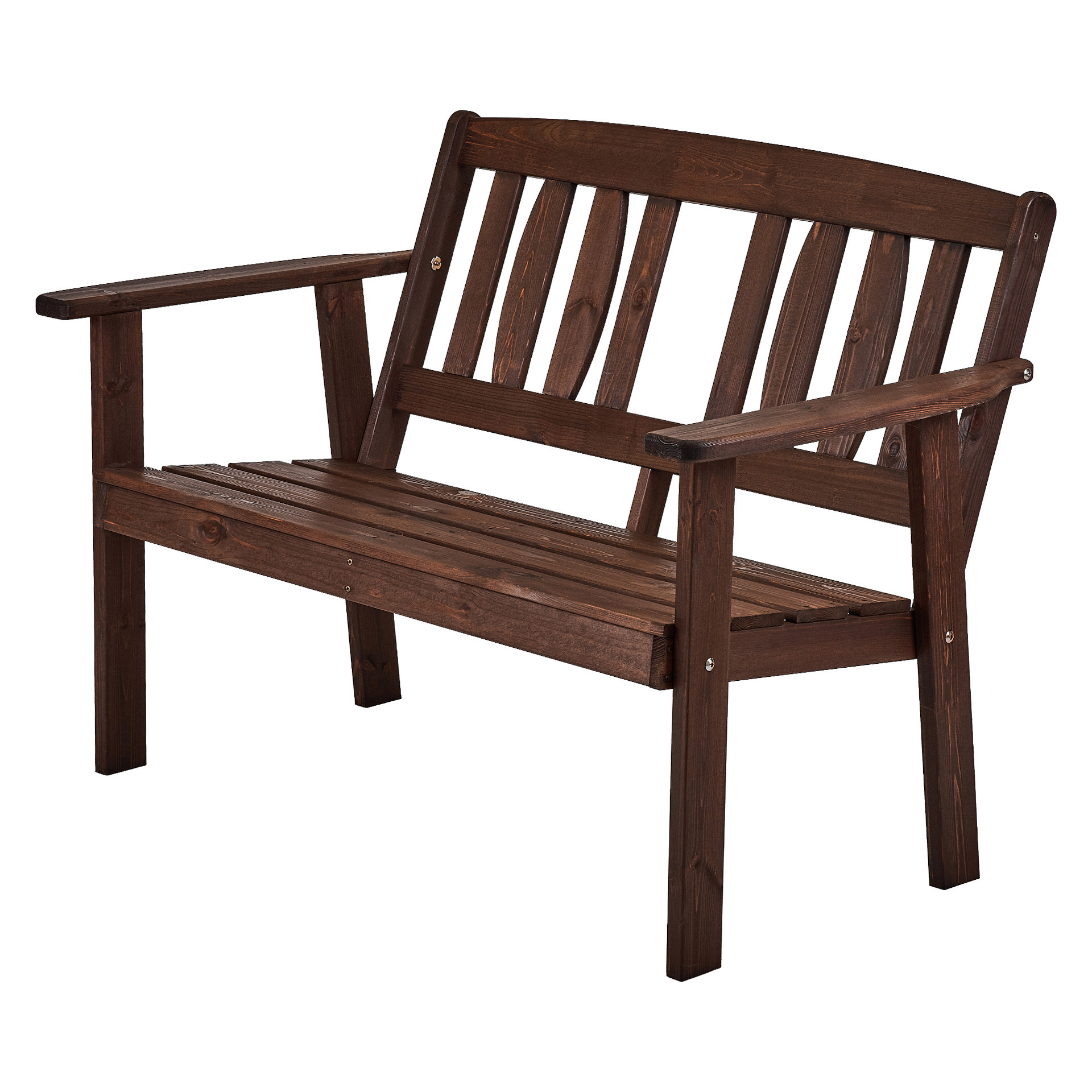 Изображение товара Скамья садовая Interlink 70 см x 118 см x 84 см дерево коричневый