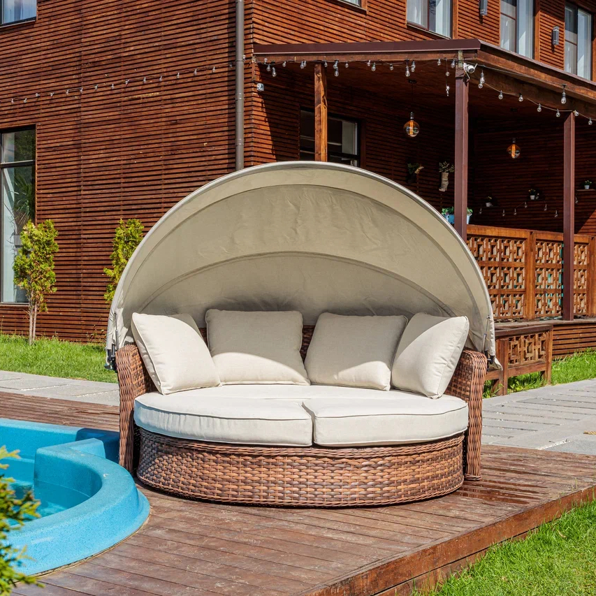 Изображение товара Диван-трансформер Royal Family Violetta коричневый 102x195 см