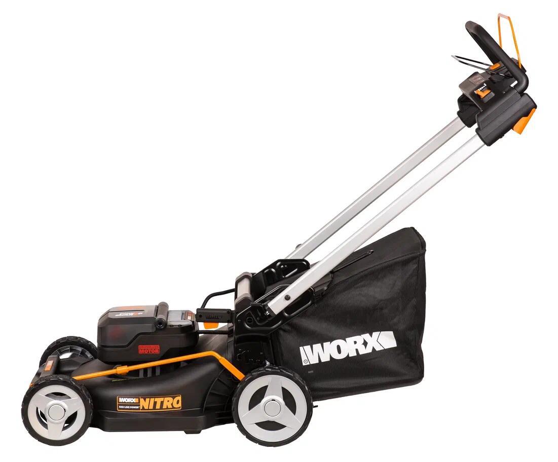 Изображение товара Газонокосилка аккумуляторная Worx WG749E 40В 46 см с аккумуляторами