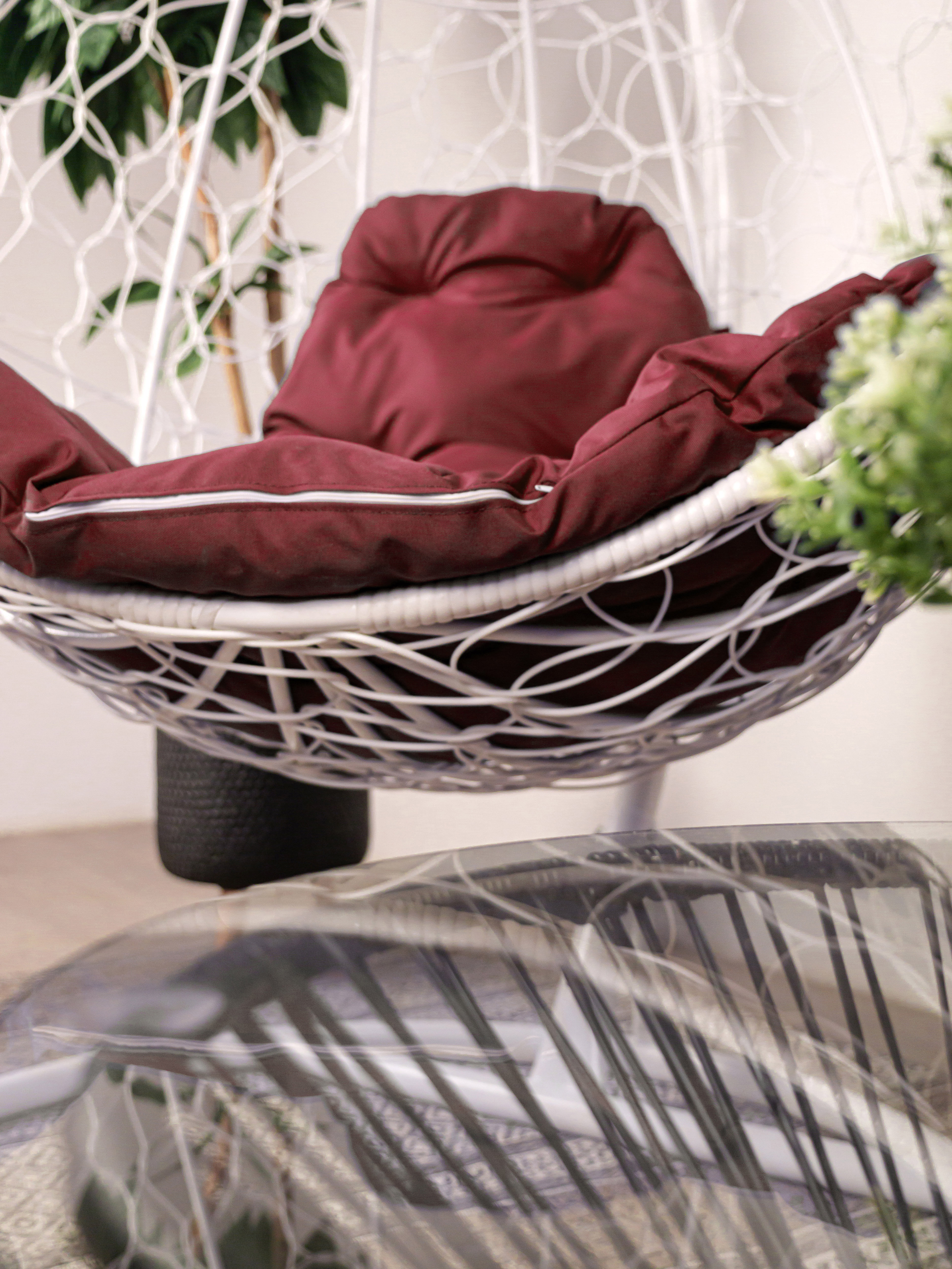 Изображение товара Кресло подвесное M-group 11050102 Круг белое до 120 кг