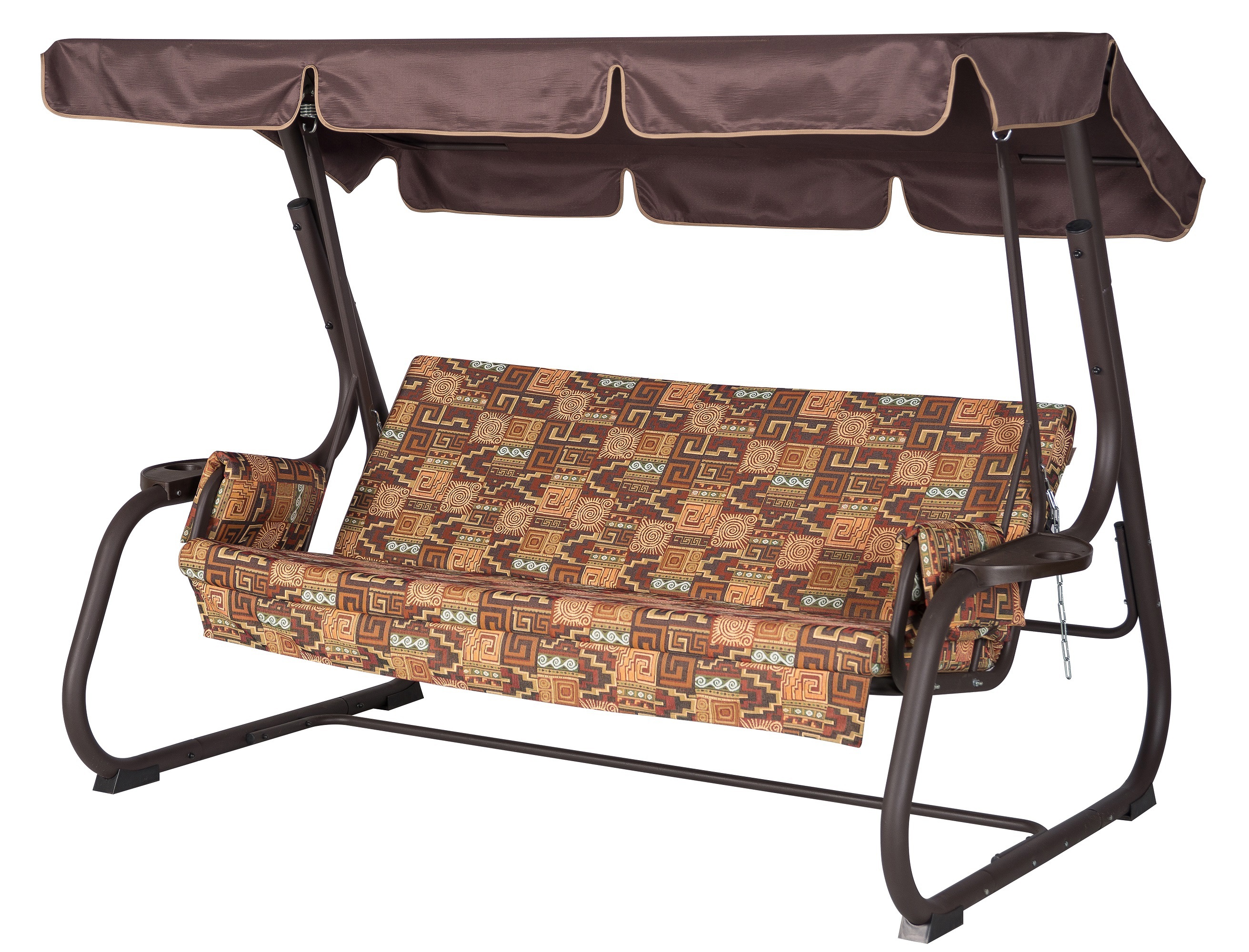 Изображение товара Качели садовые Удачная мебель A52C.208 Ибица 3-х местные до 350 кг разноцветный