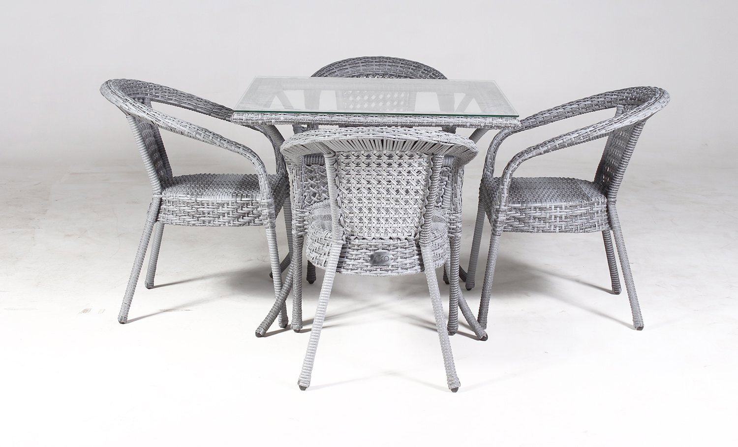 Изображение товара Садовая мебель DECO AIKO серый 5 предметов для обеда