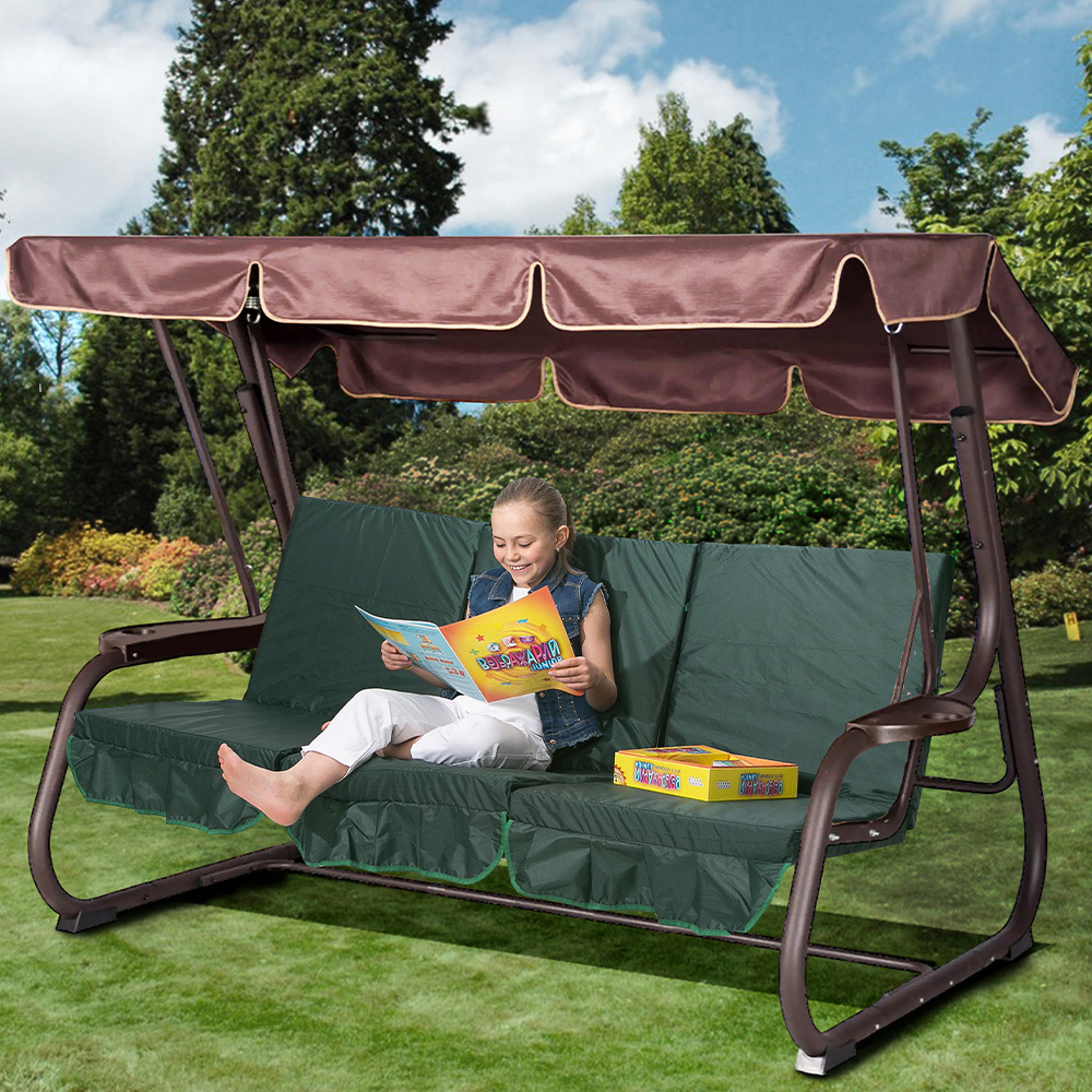 Изображение товара Матрас для садовых качелей Качели и дача Ms3_024_2 180x120 см зеленый