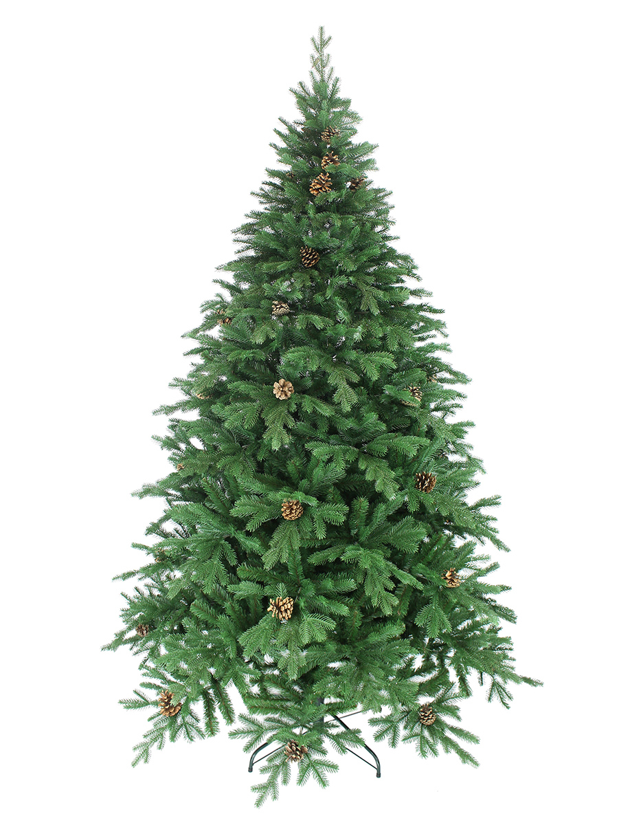 Изображение товара Искусственная новогодняя ель Монтана 240 см от BEATREES с шишками