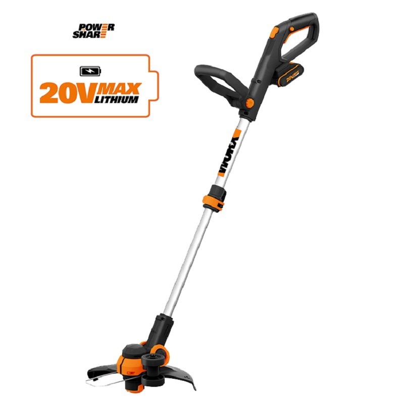 Изображение товара Аккумуляторный триммер WORX WG163E.2 20 В 30 см леска, 2 А*ч АКБ и ЗУ