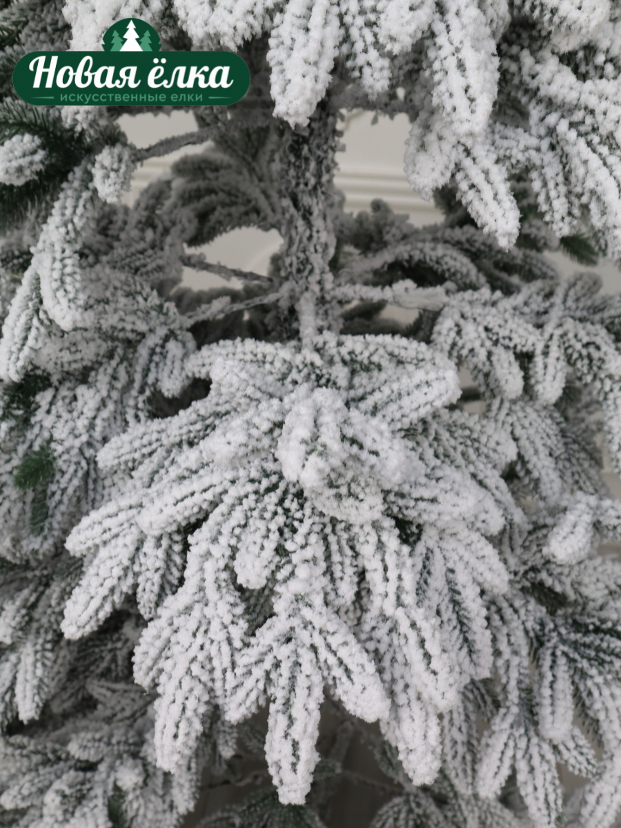 Изображение товара Ель новогодняя искусственная Новая ёлка 54170S Байкальская премиум заснеженная 170 см