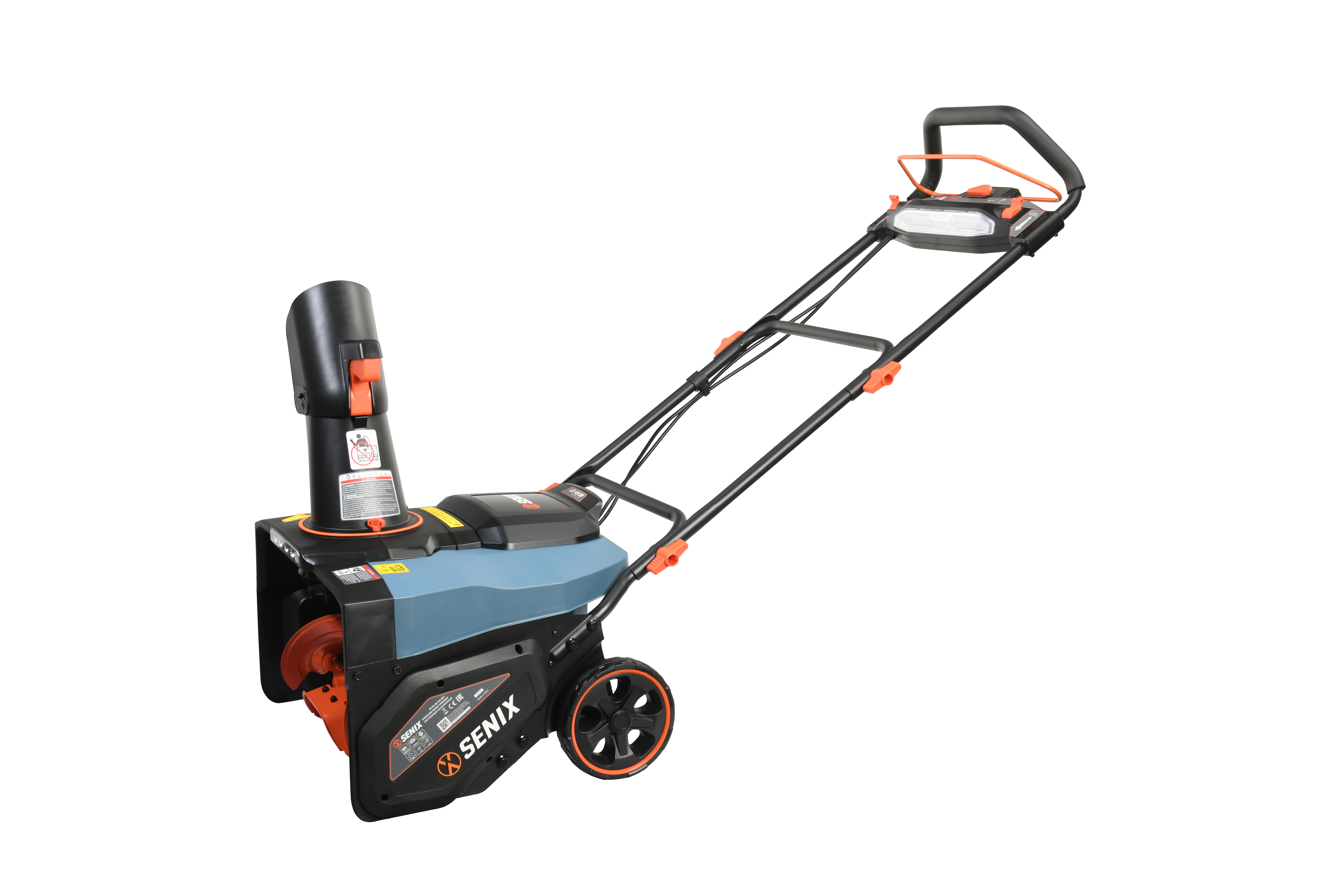 Изображение товара Снегоуборщик аккумуляторный бесщёточный Senix STX2-M1-EU SET NSK 53 см 40 В 2x5 Ач АКБ и ЗУ в комплекте