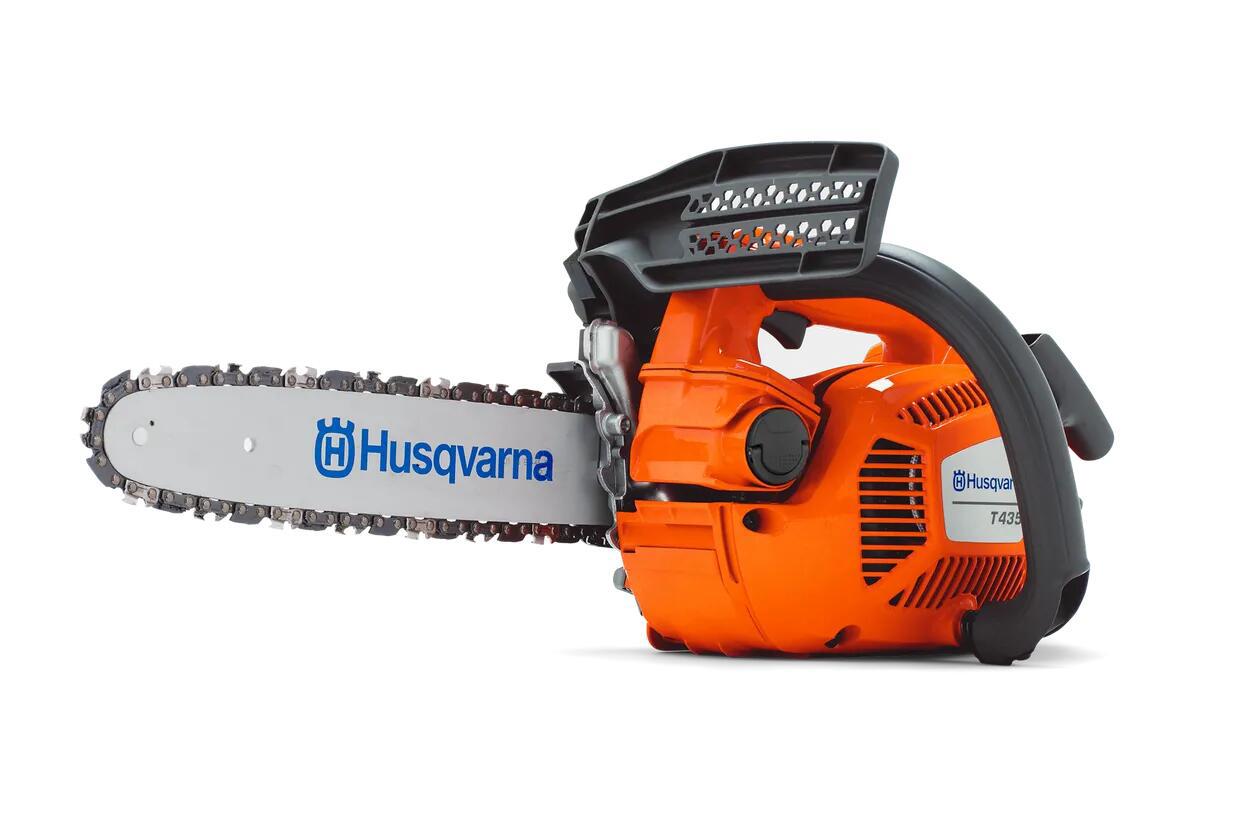 Изображение товара Профессиональная бензиновая цепная пила Husqvarna T435 40 см3, 3.5 л.с. Изображение товара Профессиональная бензиновая цепная пила Husqvarna T435 40 см3, 3.5 л.с.