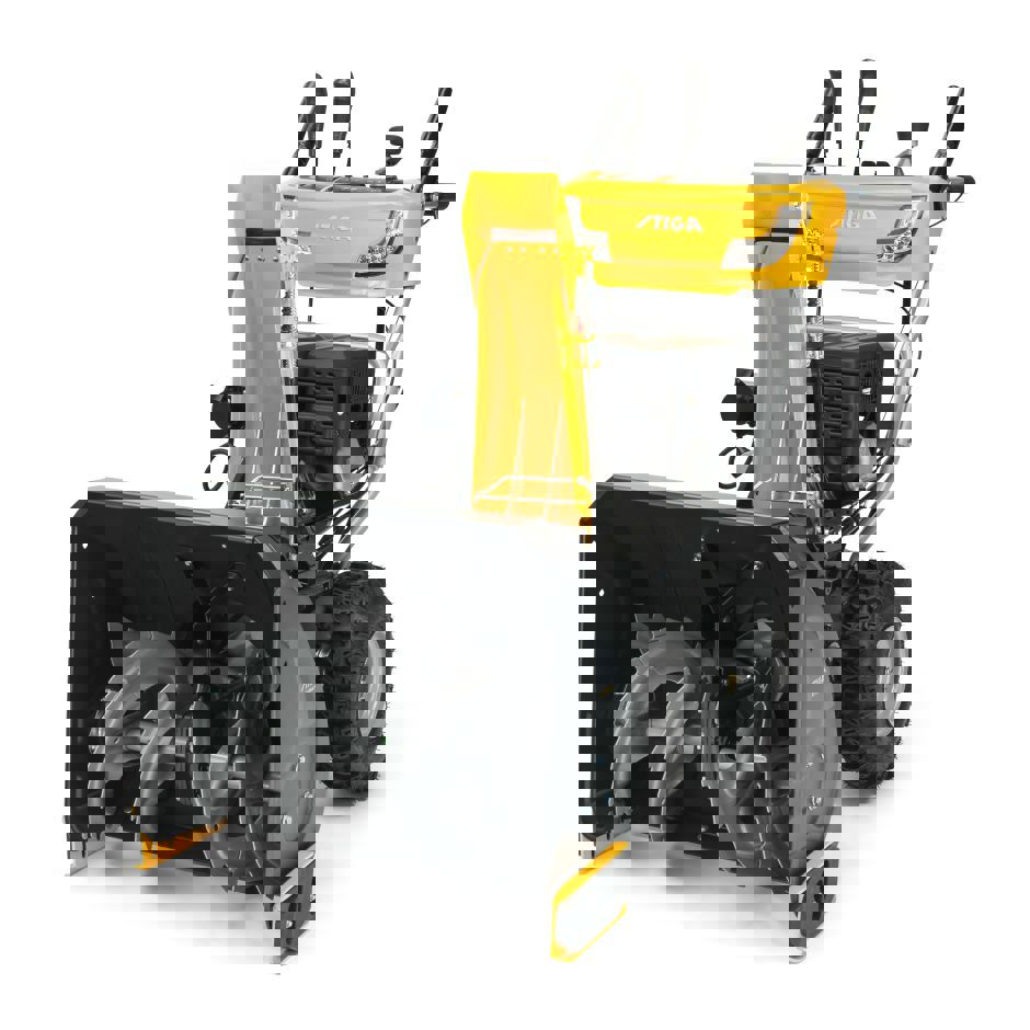 Изображение товара Бензиновый снегоуборщик Stiga ST 5266 P мощный двухступенчатый снеготярщик