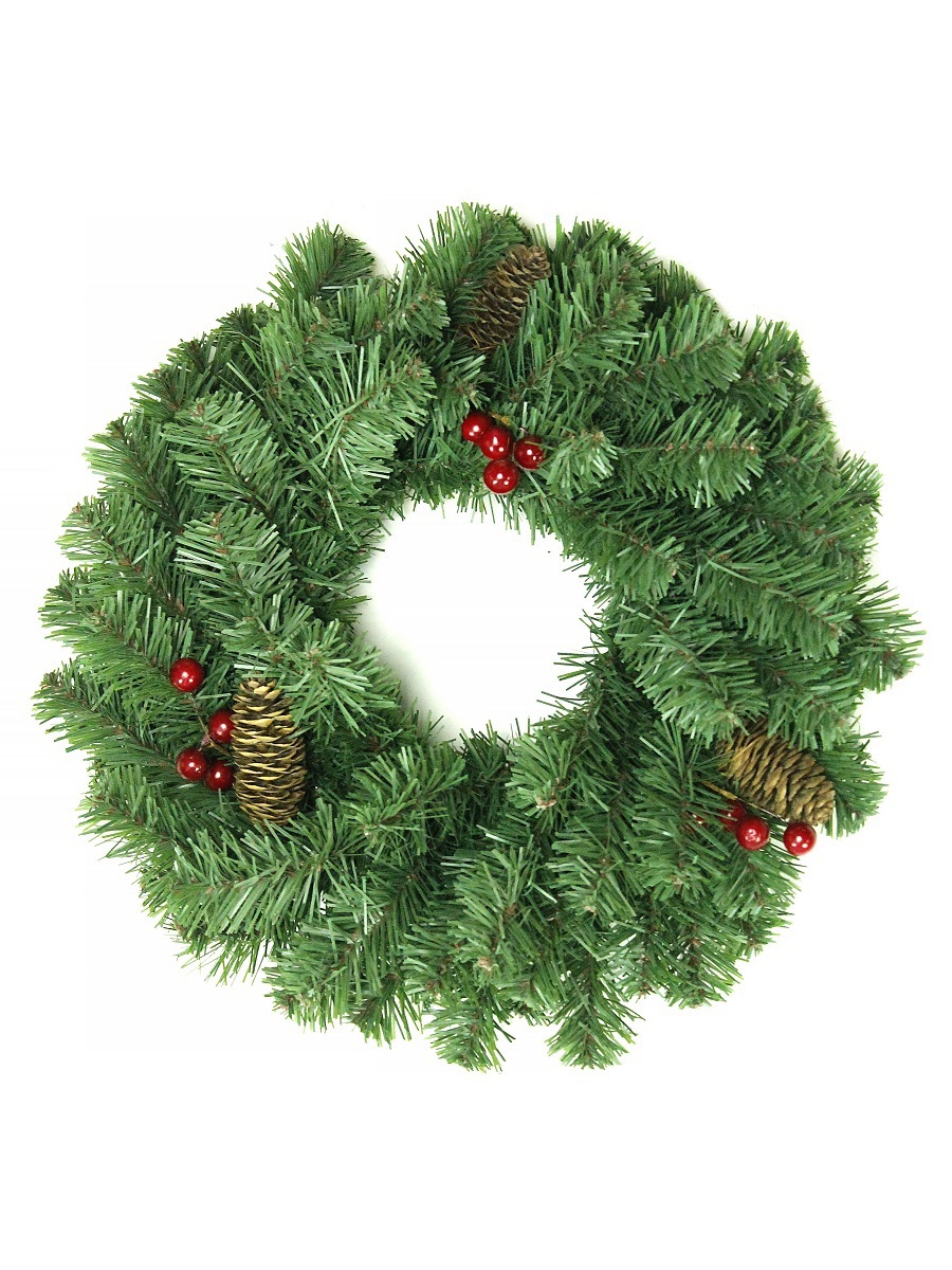 Изображение товара Рождественский венок Morozco ВН-13 диаметр 40 см новогоднее украшение для двери