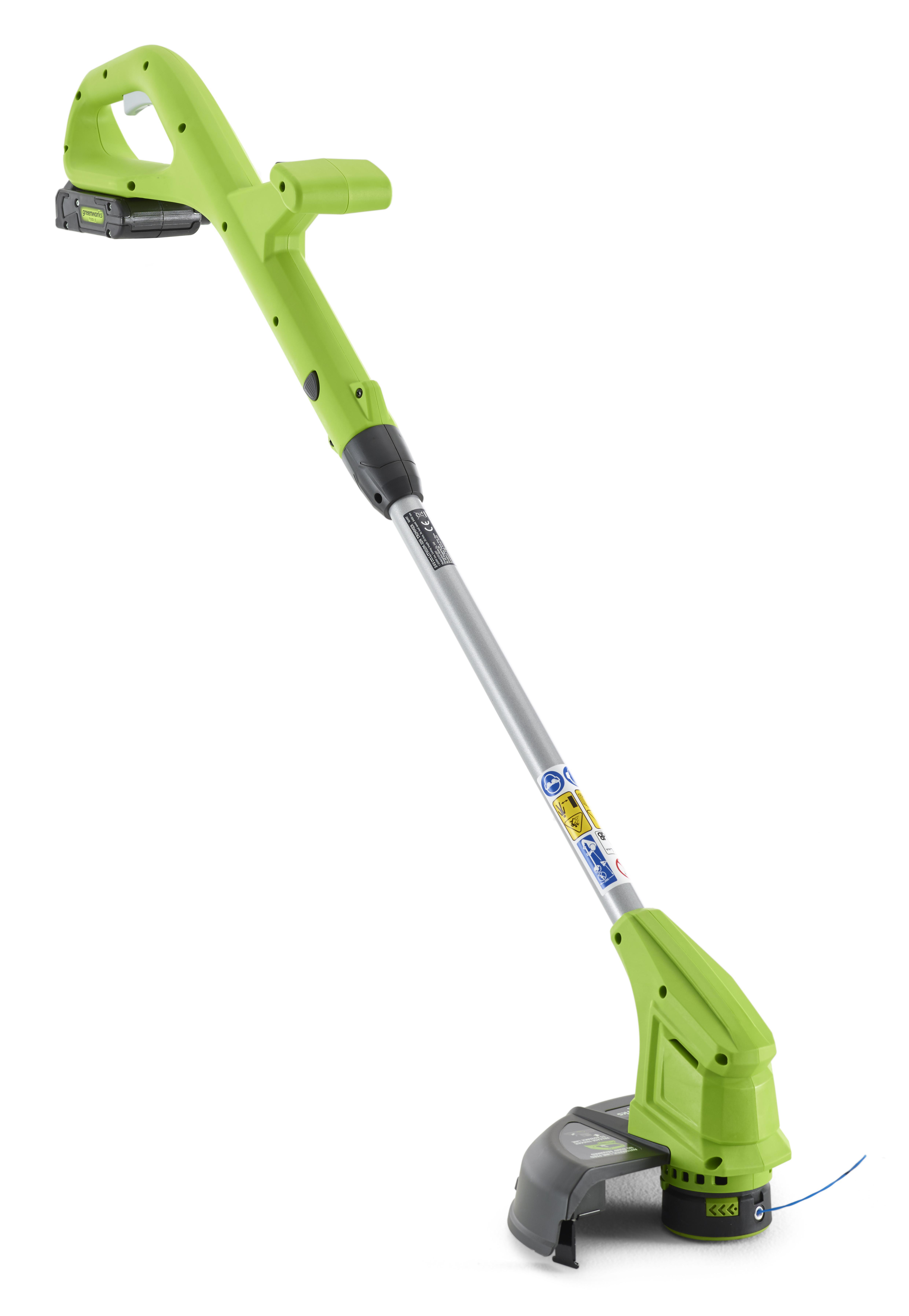 Изображение товара Триммер аккумуляторный Greenworks G24LT28K2 24 В с батареей и зарядным устройством
