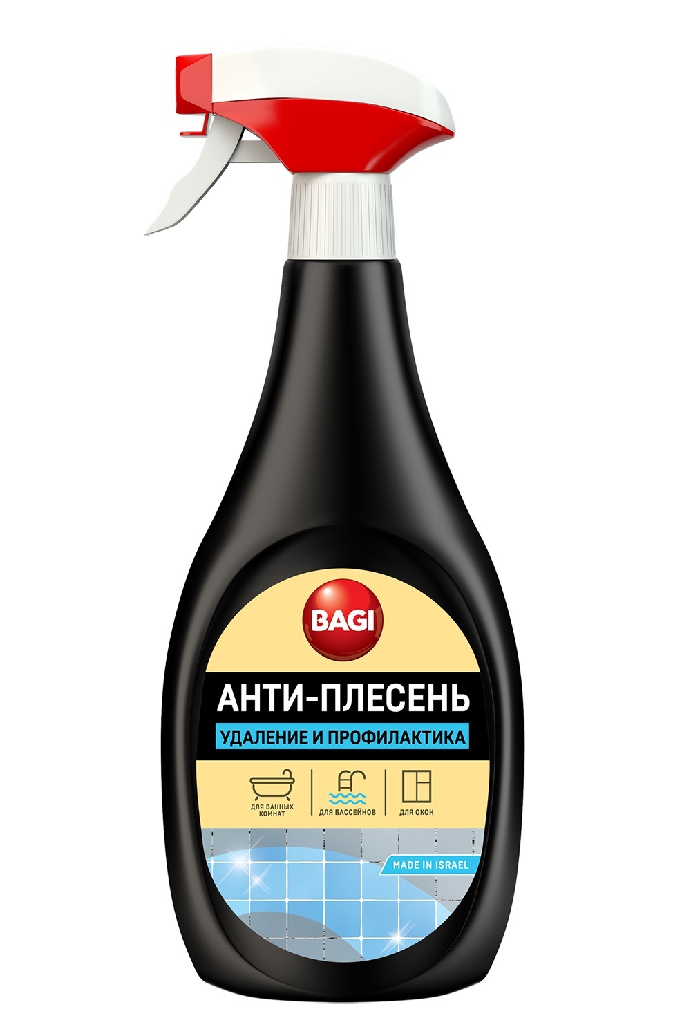 Изображение товара Спрей Bagi Анти-плесень концентрат 0.5 л для защиты ванной Изображение товара Спрей Bagi Анти-плесень концентрат 0.5 л для защиты ванной