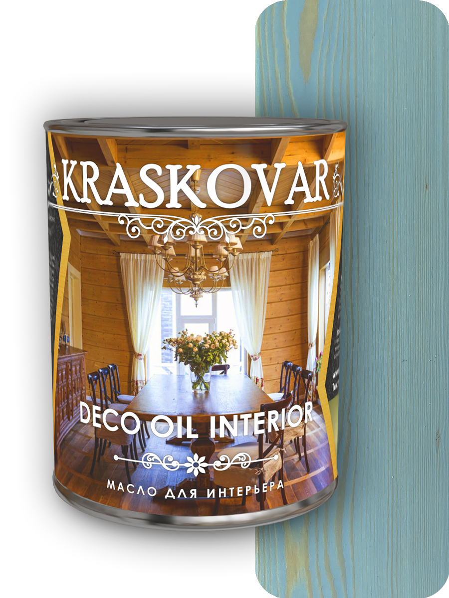 Изображение товара Масло интерьерное Kraskovar цвет волна 0.75л