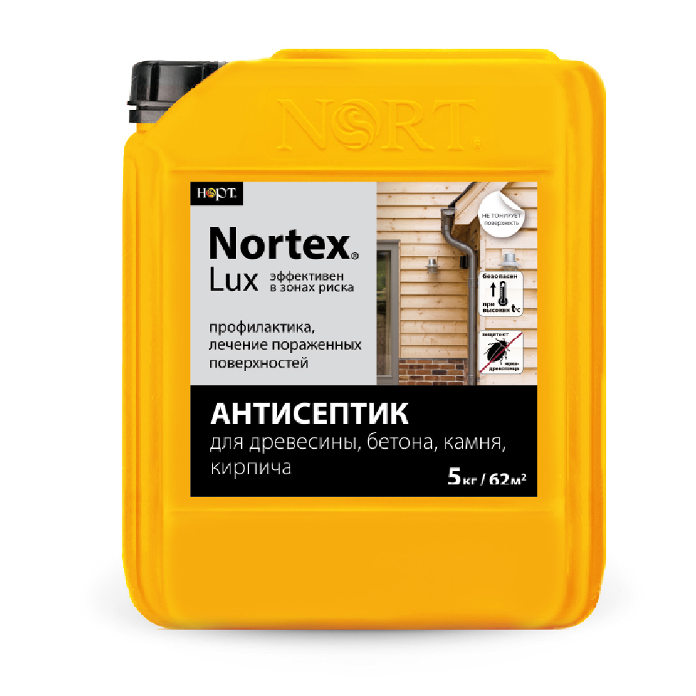 Изображение товара Антисептик Норт Nortex Lux бесцветный 5 кг