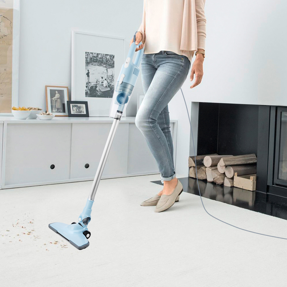 Изображение товара Вертикальный пылесос KITFORT КТ-586-2 600 Вт компактный 2 в 1 с HEPA фильтром