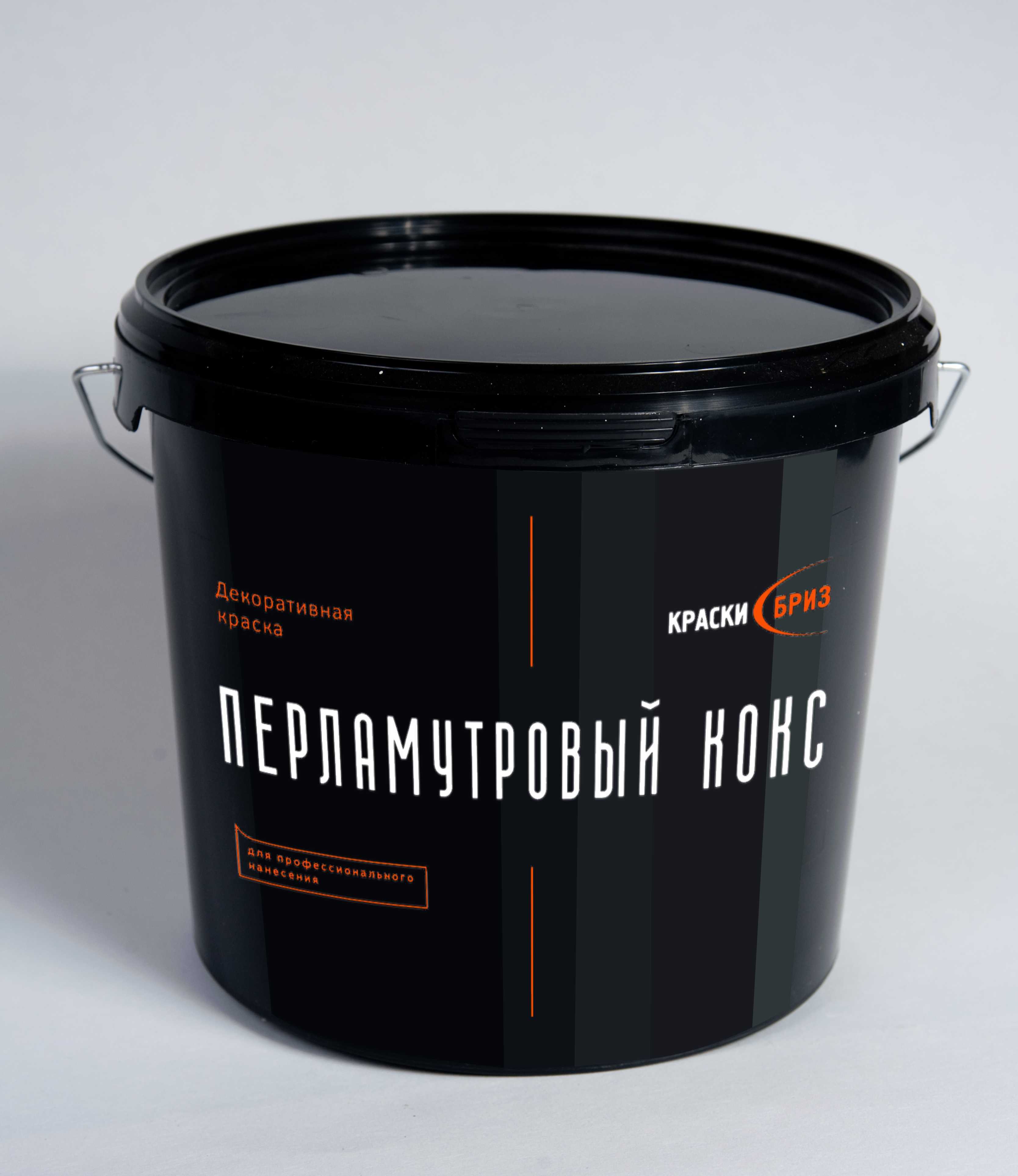 Изображение товара Декоративная перламутровая акриловая краска ВД-АК-603 «Краски Бриз» черный жемчуг 1 кг