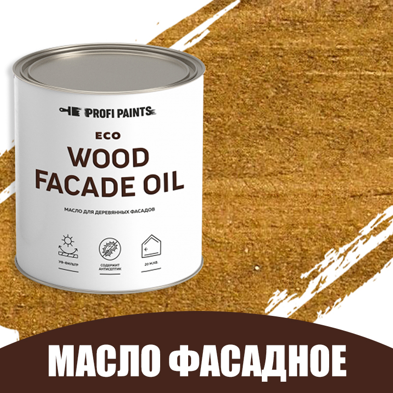 Изображение товара Масло для дерева Profipaints ECO Wood Facade Oil Медовый 0.9 л