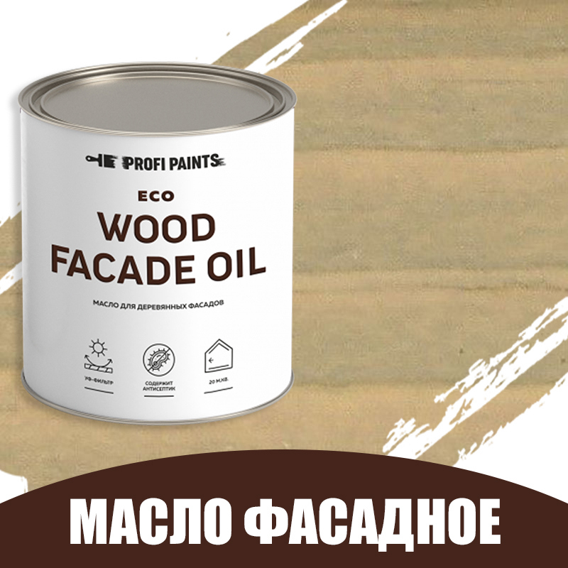 Изображение товара Масло для дерева Profipaints ECO Wood Facade Oil цвет папирус 2.7 л
