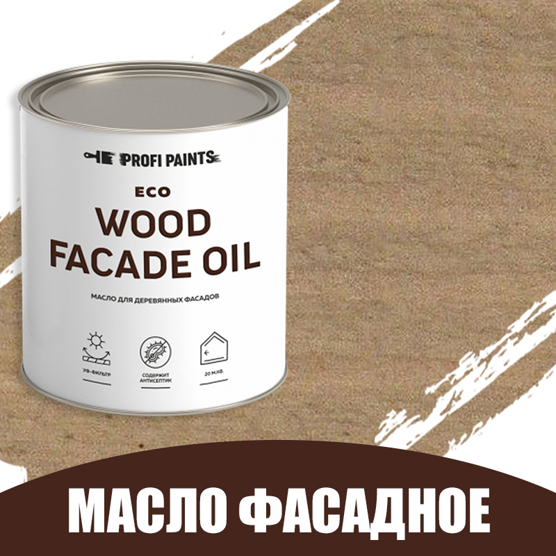 Изображение товара Масло для дерева Profipaints ECO Wood Facade Oil цвет крем-брюле 0.9 л