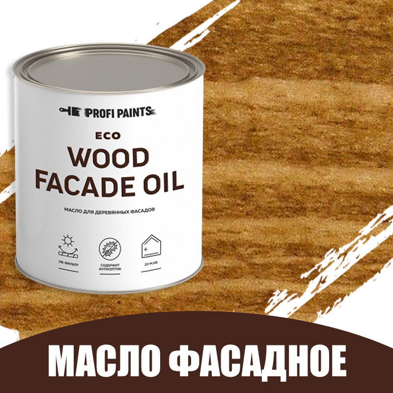 Изображение товара Масло для дерева Profipaints ECO Wood Facade Oil цвет смола 2.7 л