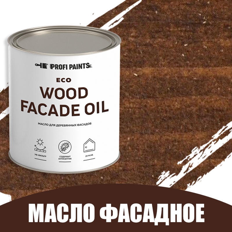 Изображение товара Масло для дерева Profipaints ECO Wood Facade Oil цвет коричневый 2.7 л
