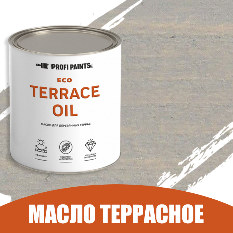 Изображение товара Масло для дерева Profipaints ECO Terrace Oil износостойкое цвет серый 2.7 л Изображение товара Масло для дерева Profipaints ECO Terrace Oil износостойкое цвет серый 2.7 л