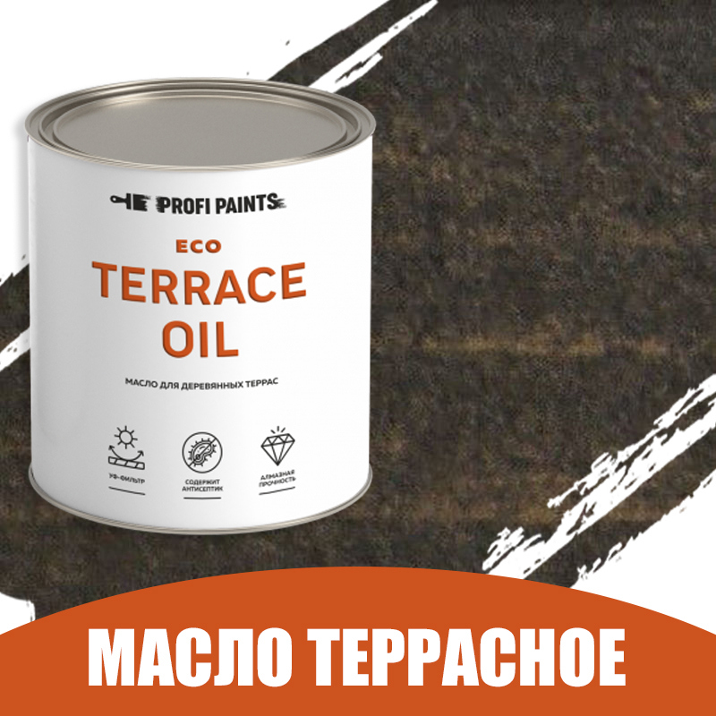 Изображение товара Масло для дерева Profipaints ECO Terrace Oil 0.9 л торф для террас и мебели