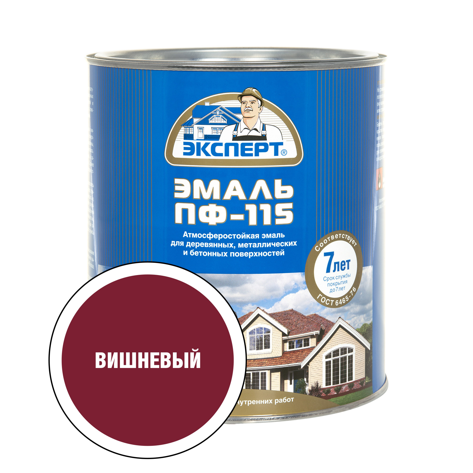 Изображение товара Эмаль ПФ-115М Эксперт глянцевая цвет вишневый 2.7 кг Изображение товара Эмаль ПФ-115М Эксперт глянцевая цвет вишневый 2.7 кг