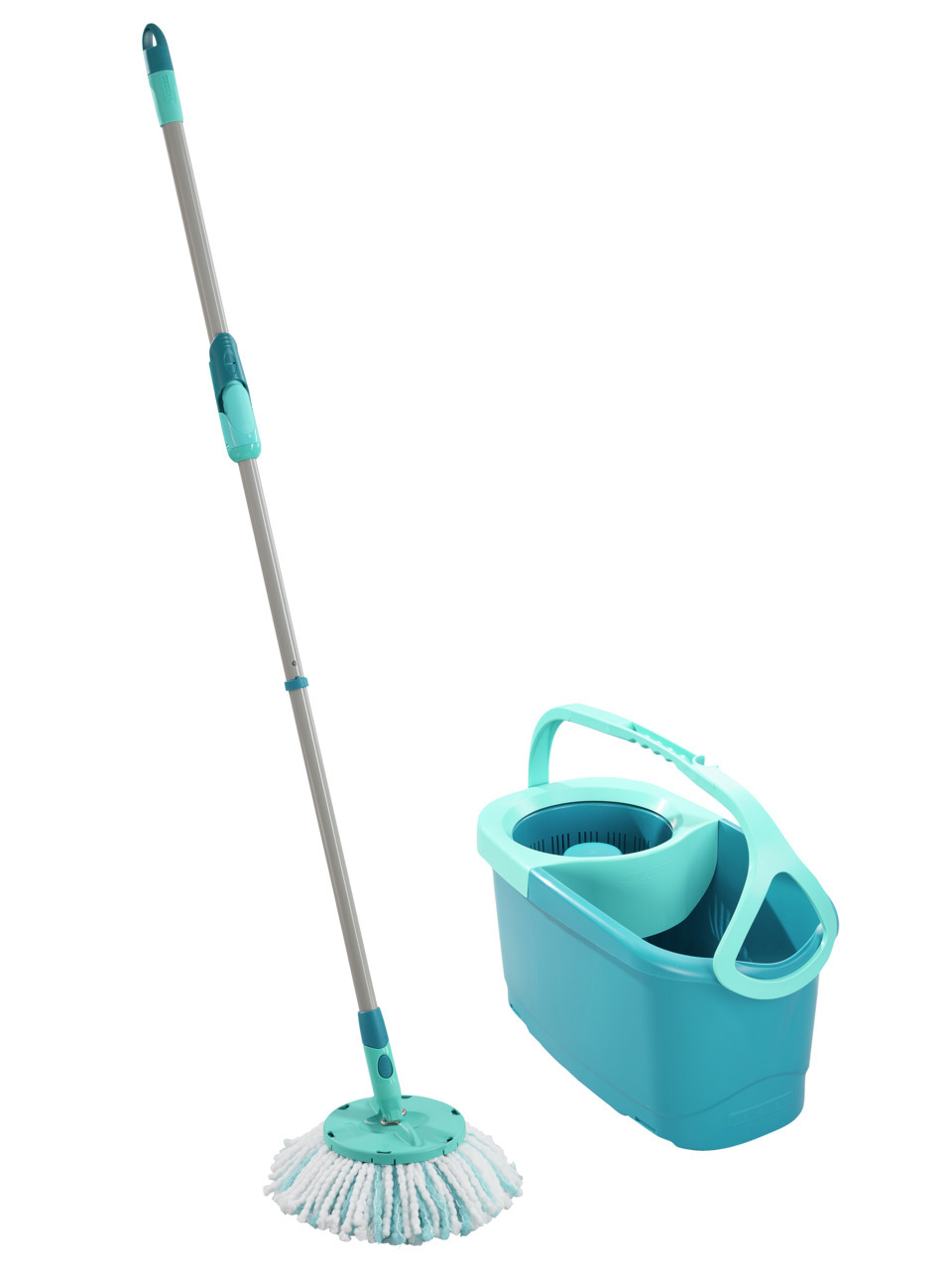 Изображение товара Комплект для уборки Leifheit Clean Twist Disc Mop Ergo 52101 Изображение товара Комплект для уборки Leifheit Clean Twist Disc Mop Ergo 52101