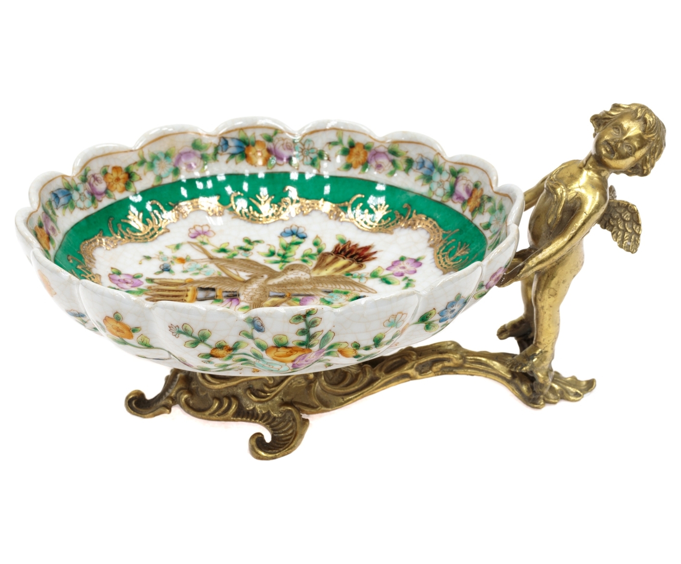 Изображение товара Гласар декоративный фарфор C909HC/HLG1889 зеленый