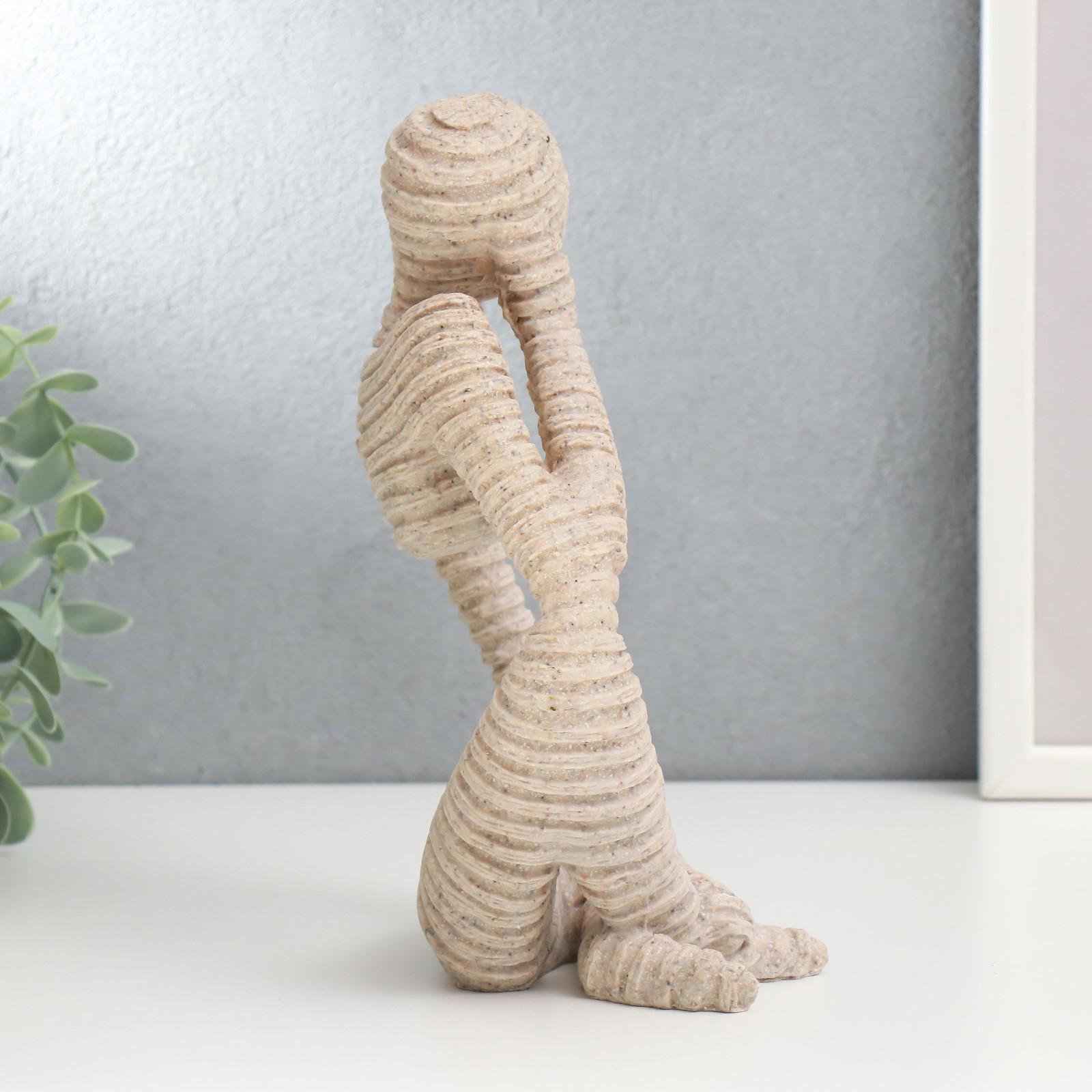 Изображение товара Фигурка сувенирная Simaland "Абстракция - внимательность" песочный рельефный 24x14 см