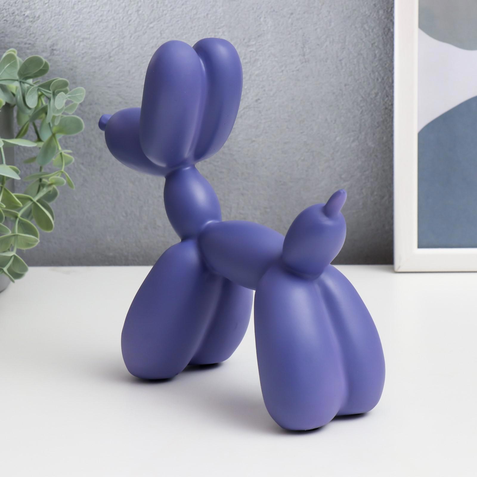 Изображение товара Фигурка Simaland Воздушный шарик собачка фиолетовая 19,5×7×18 см