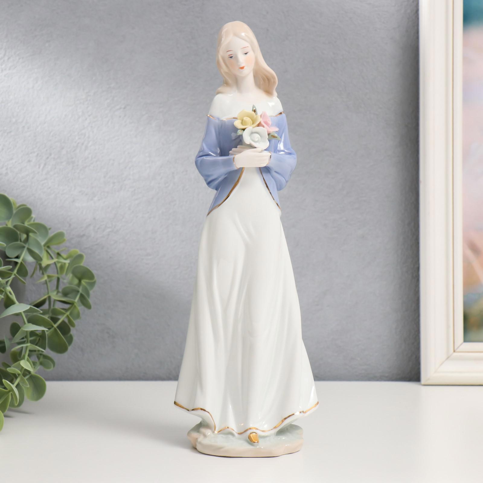 Изображение товара Фигурка сувенирная Simaland "Девушка с букетом" 30x10x9 см