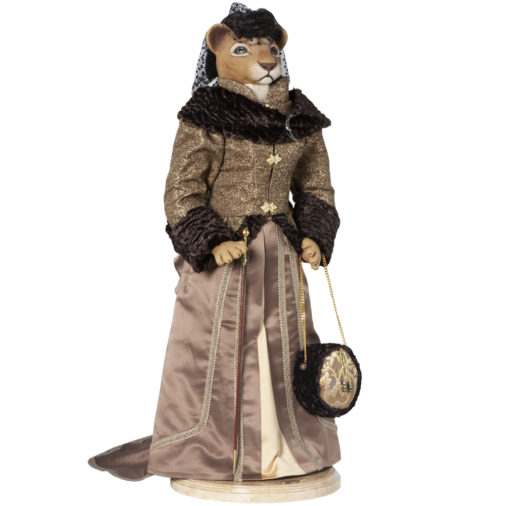 Изображение товара Коллекционная кукла Bogacho Львица Мадам Лили, ручная работа Изображение товара Коллекционная кукла Bogacho Львица Мадам Лили, ручная работа