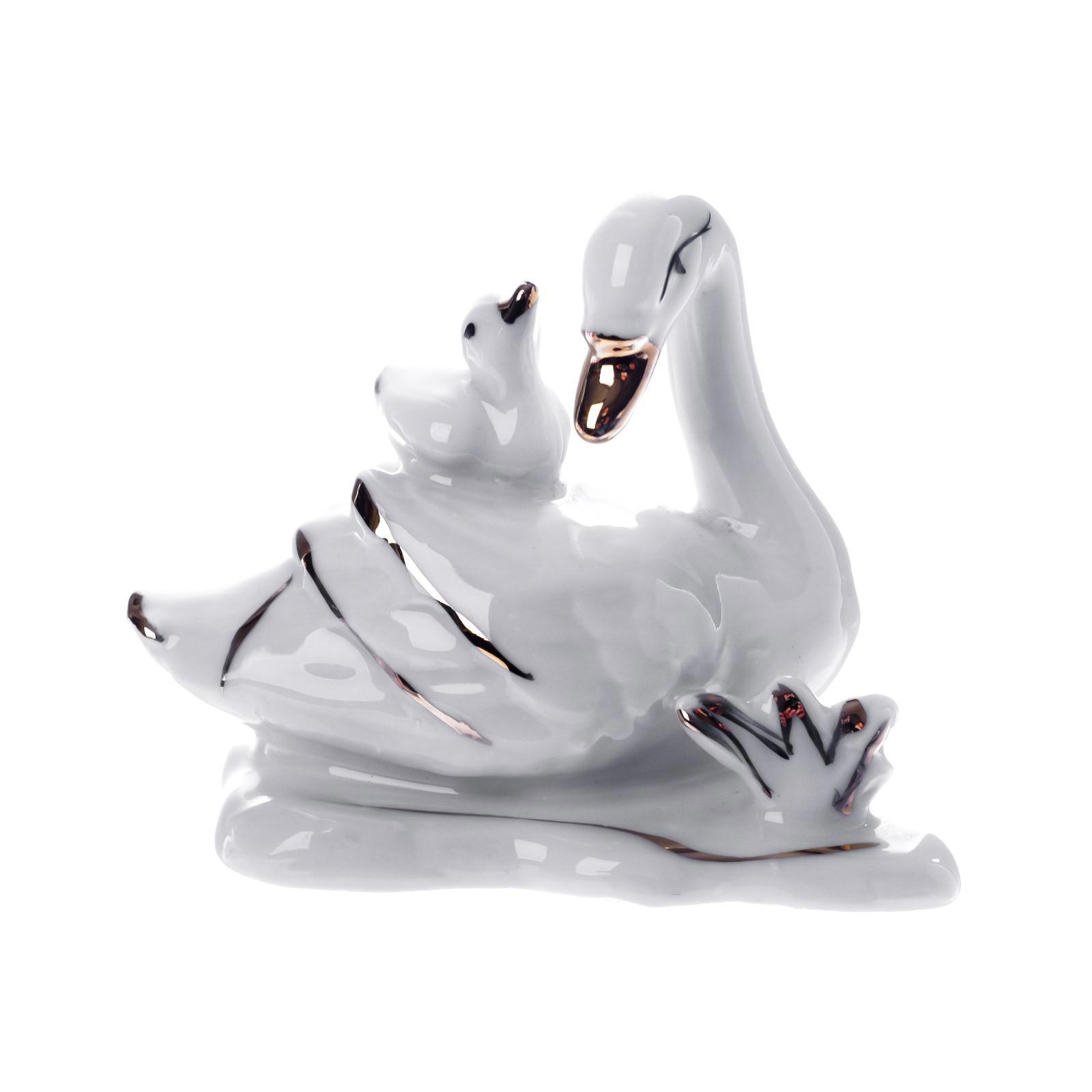 Изображение товара Сувенир Simaland Лебёдушка с деткой 6x7.5 см
